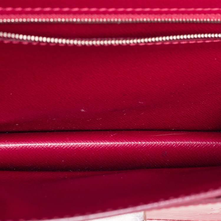 Pre Owned Louis Vuitton Fuchsia Epi Leather Monceau BB Bag