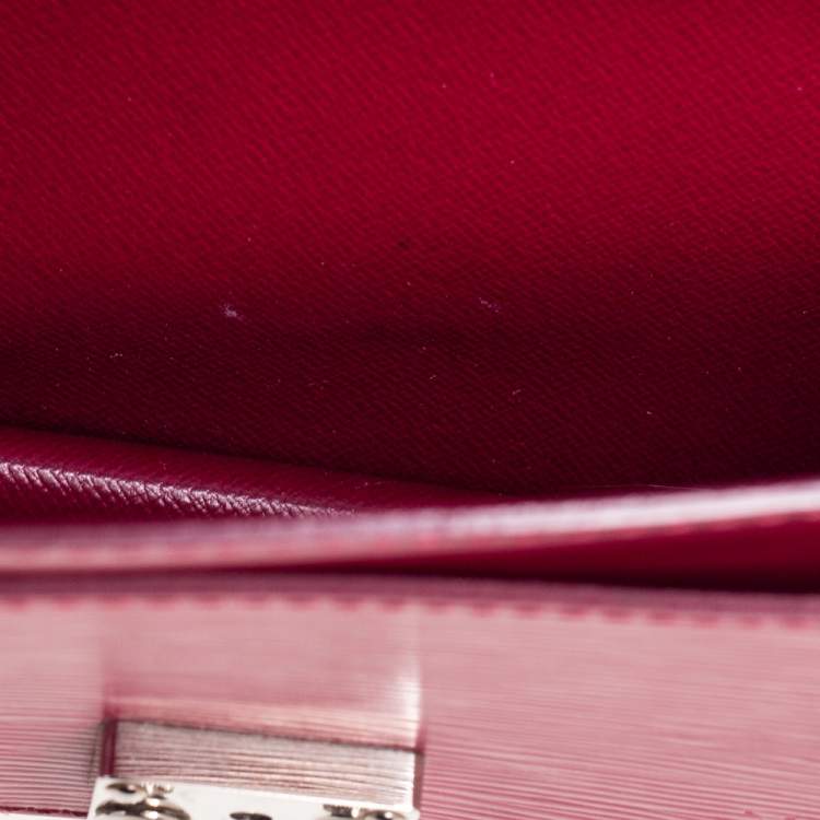 Pre Owned Louis Vuitton Fuchsia Epi Leather Monceau BB Bag