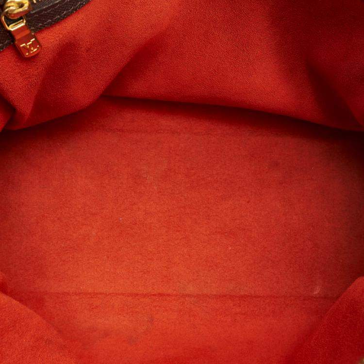 Pre Owned Louis Vuitton Damier Ebene Canvas Brera Bag