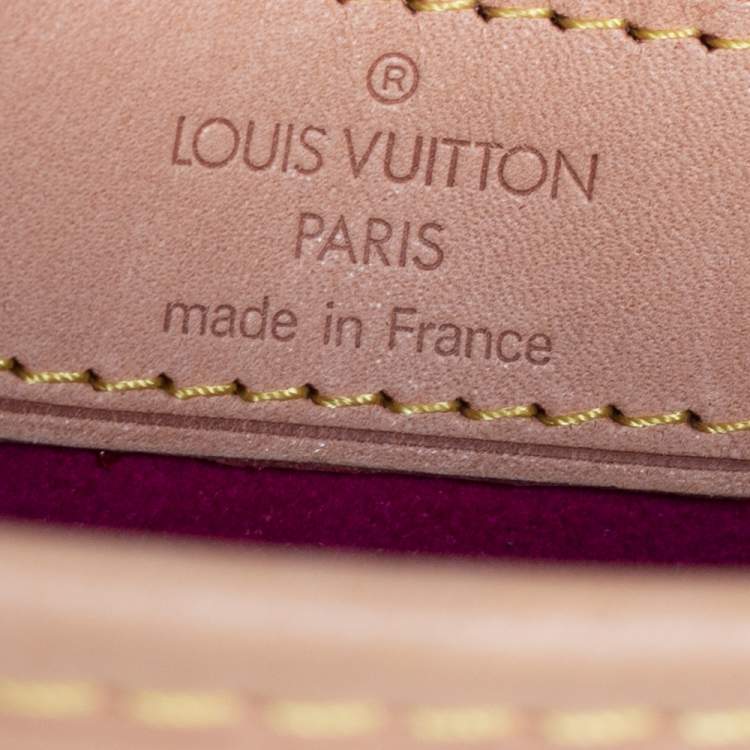 Pre Owned Louis Vuitton White Multicolore Monogram Canvas Limited Edition Fringe Bucket Bag
