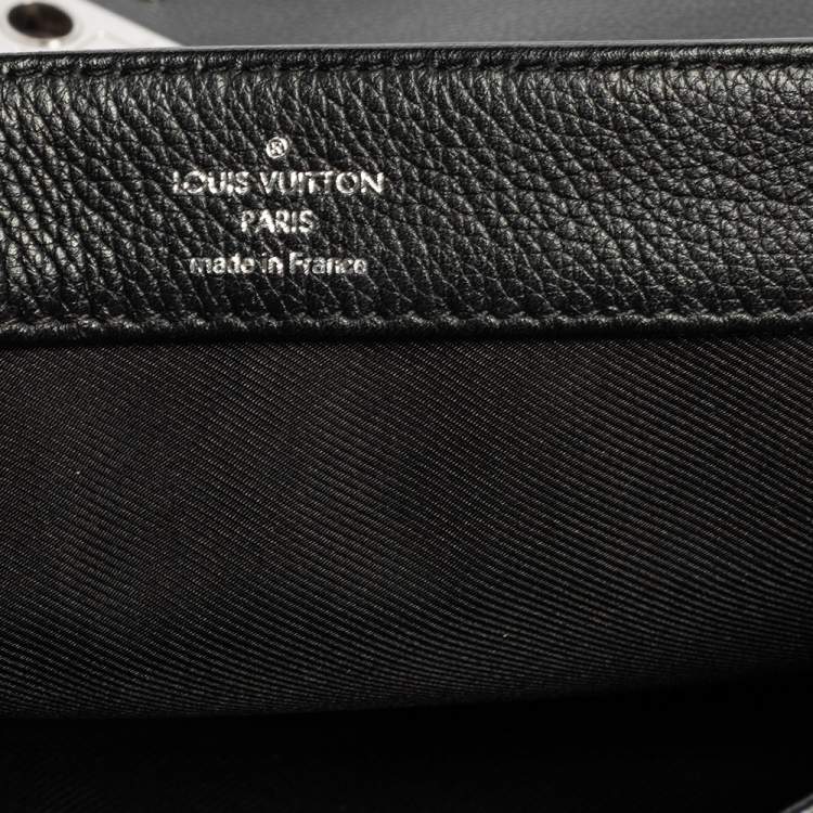 Pre Owned Louis Vuitton Black Leather Lockme II BB Bag