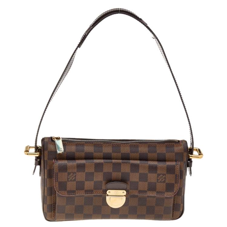 Louis+Vuitton+Ravello+Shoulder+Bag+GM+Brown+Canvas+Damier for sale