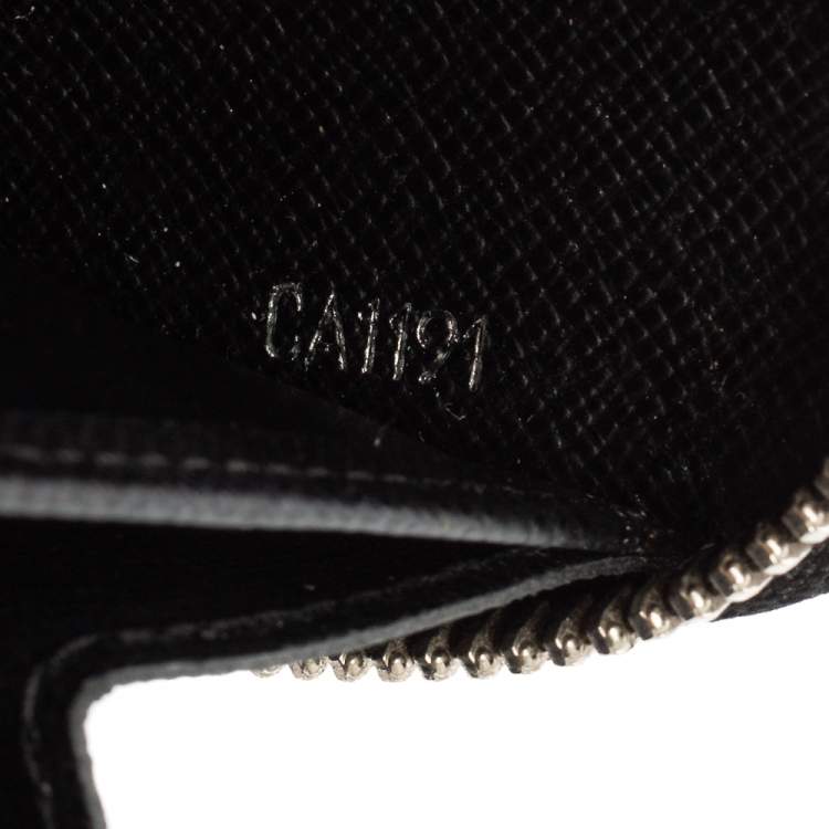 Pre Owned Louis Vuitton Black Epi Leather Zippy Continental Wallet