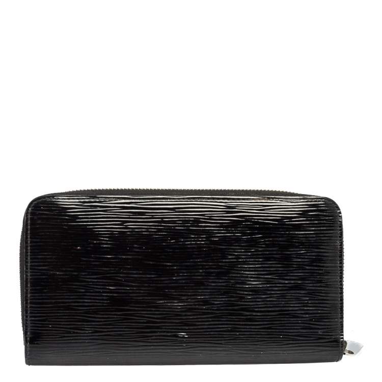 Pre Owned Louis Vuitton Black Epi Leather Zippy Continental Wallet