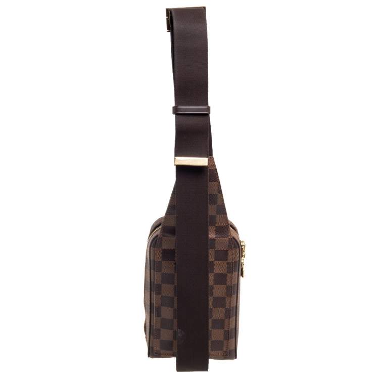 مملوكة مسبقًا Louis Vuitton Damier Ebene Canvas Geronimos Belt Bag