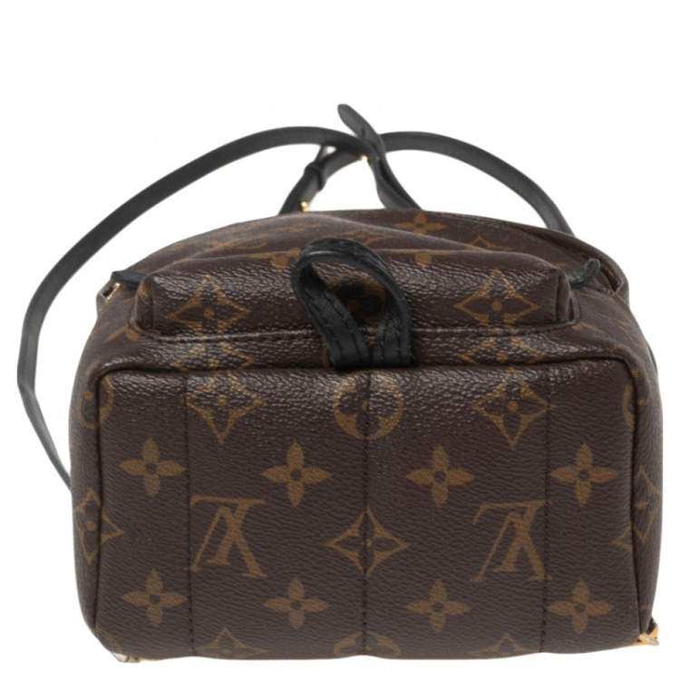 Pre Owned Louis Vuitton Monogram Canvas Mini Palm Spring Backpack