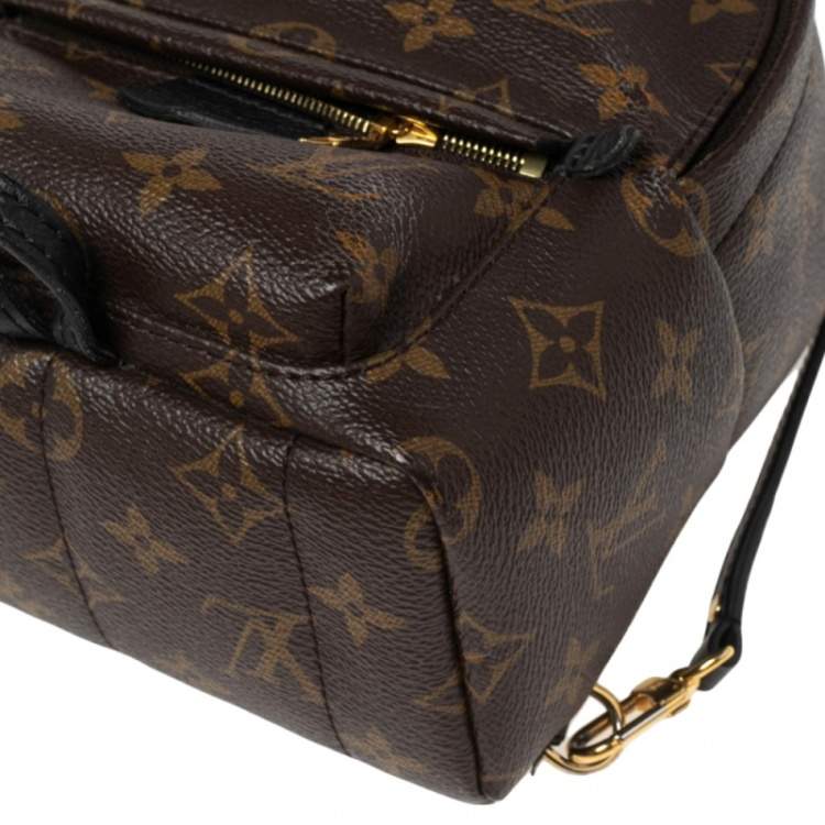 Pre Owned Louis Vuitton Monogram Canvas Mini Palm Spring Backpack