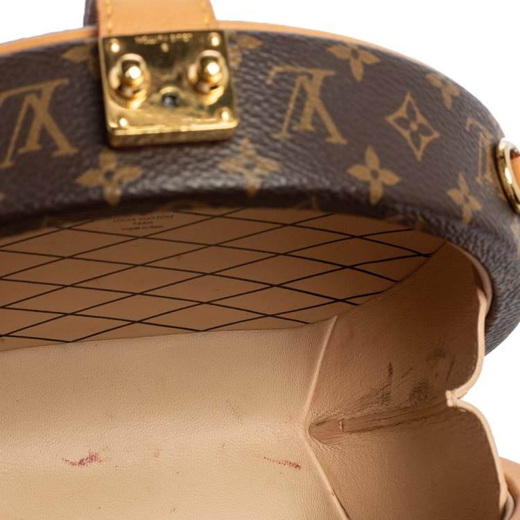 Pre Owned Louis Vuitton Monogram Canvas Petite Boite Chapeau Bag