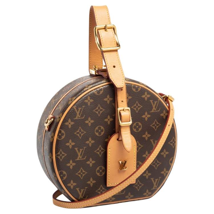 Pre Owned Louis Vuitton Monogram Canvas Petite Boite Chapeau Bag
