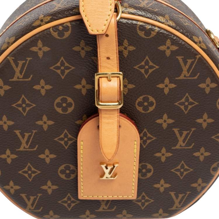 Pre Owned Louis Vuitton Monogram Canvas Petite Boite Chapeau Bag