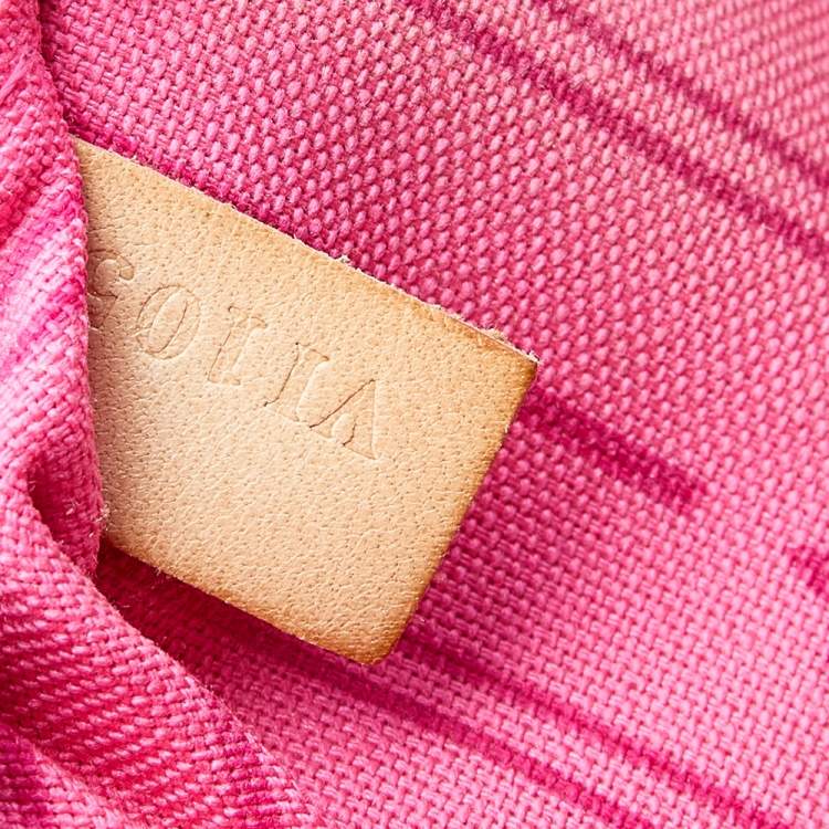 Pre Owned Louis Vuitton Monogram Canvas Limited Edition Stephen Sprouse Roses Neverfull MM Bag