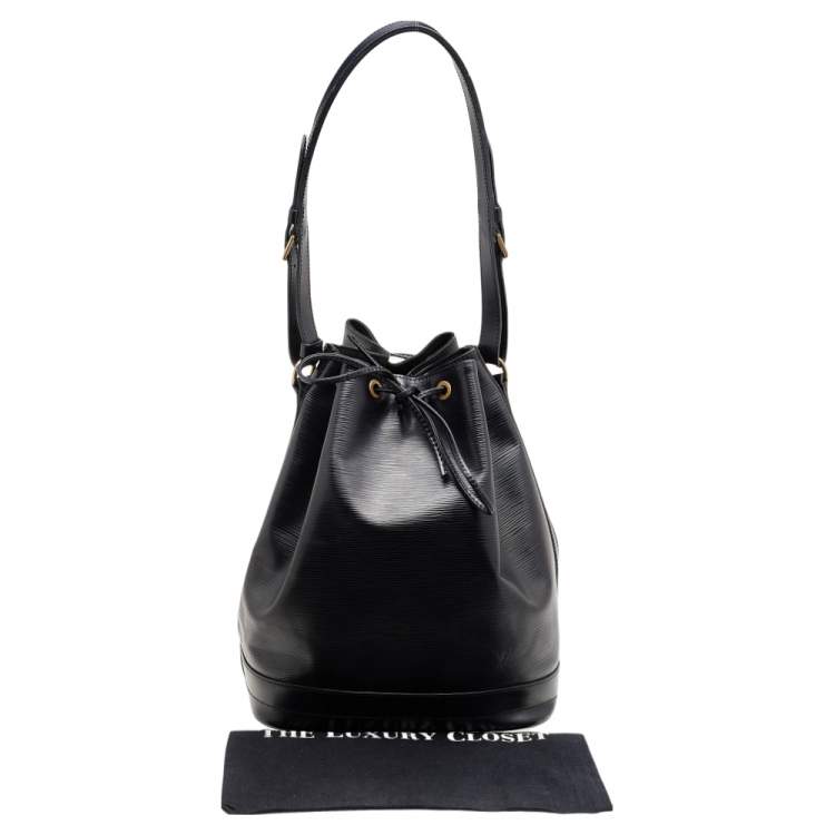 Pre Owned Louis Vuitton Black Epi Leather Noe Bag