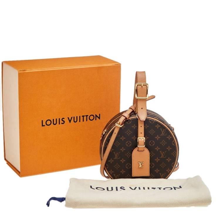 Pre Owned Louis Vuitton Monogram Canvas Petite Boite Chapeau Bag