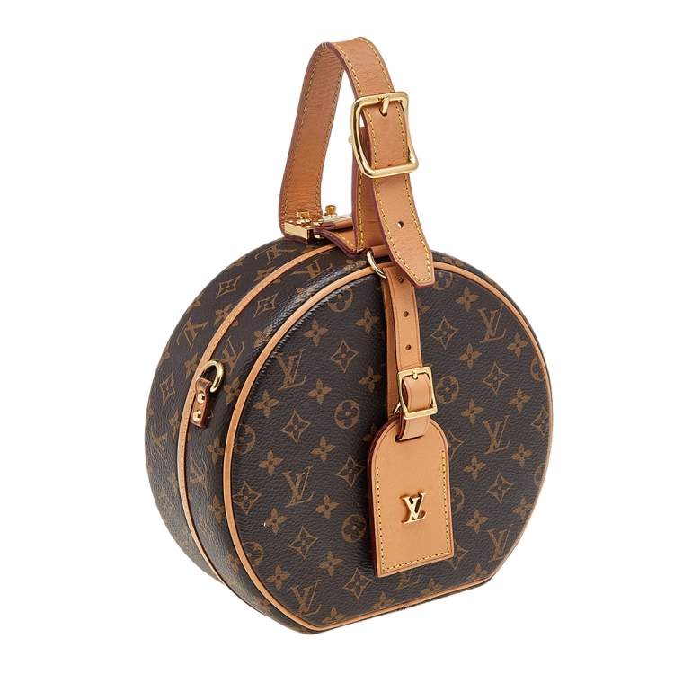 Pre Owned Louis Vuitton Monogram Canvas Petite Boite Chapeau Bag