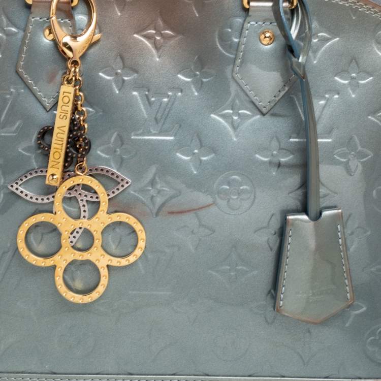 Pre Owned Louis Vuitton Givre Monogram Vernis Alma PM Bag