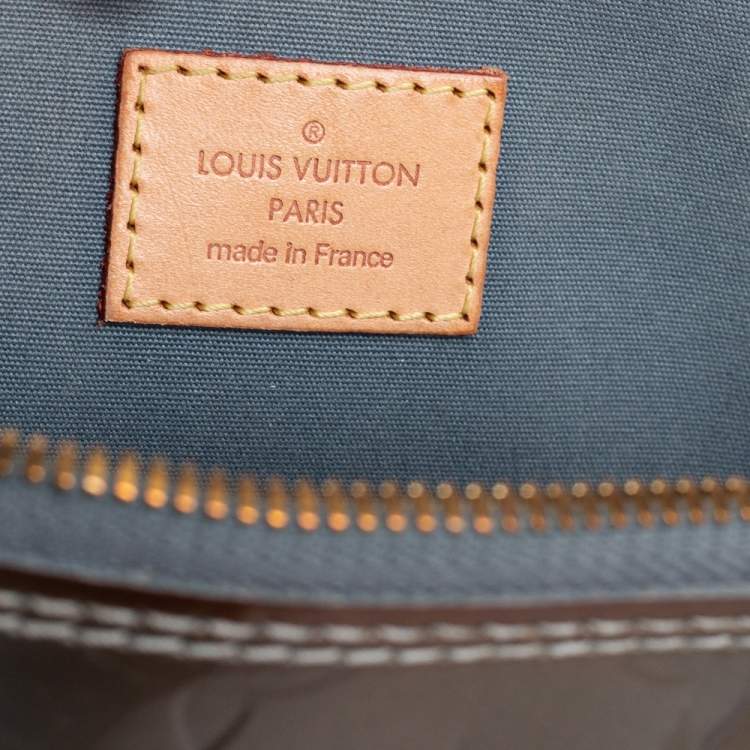 Pre Owned Louis Vuitton Givre Monogram Vernis Alma PM Bag