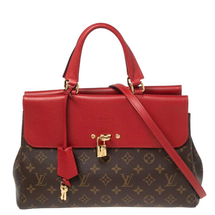 Louis Vuitton Red/Brown Monogram Canvas and Leather W PM Tote Bag Louis  Vuitton | The Luxury Closet