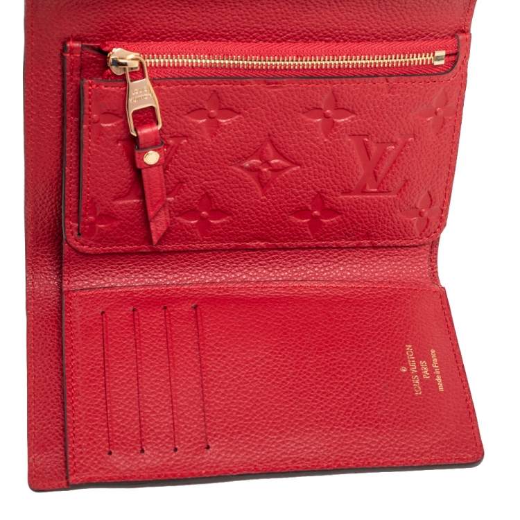 Louis Cherry Monogram Empreinte Leather Curieuse Wallet Louis Vuitton TLC