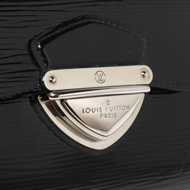 Pre Owned Louis Vuitton Black Electric Epi Leather Joey Wallet