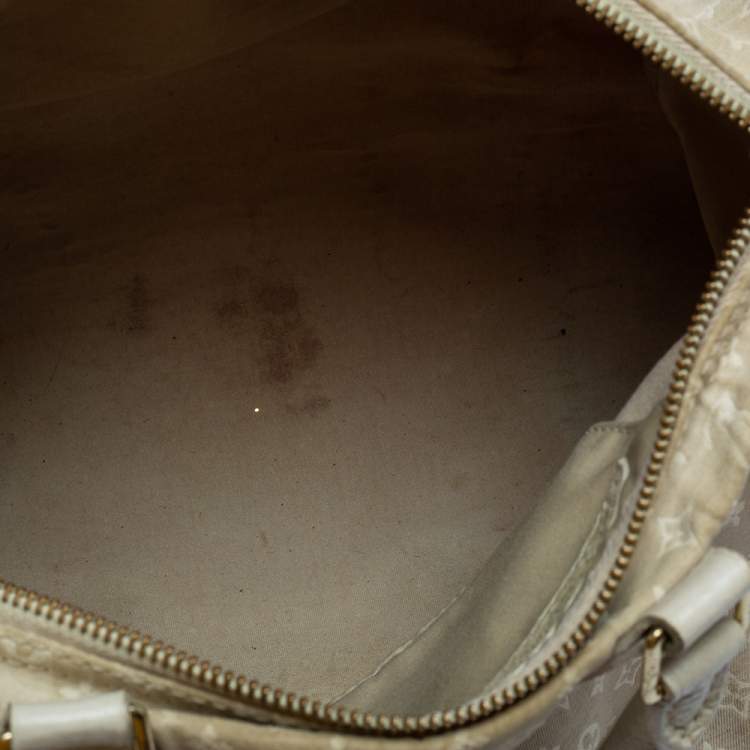 Pre Owned Louis Vuitton Dune Monogram Mini Lin Canvas Speedy 30 Bag