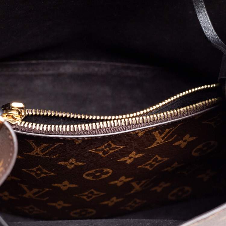 Pre Owned Louis Vuitton Black Monogram Canvas and Leather NeoNoe Bag