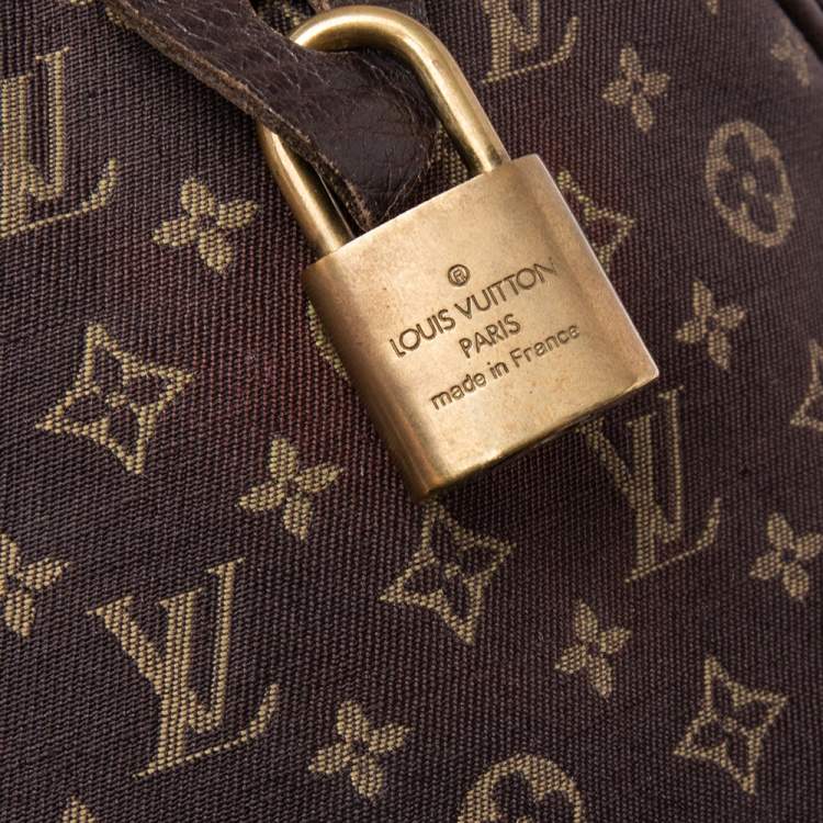 Pre Owned Louis Vuitton Monogram Mini Lin Canvas Speedy 30 Bag