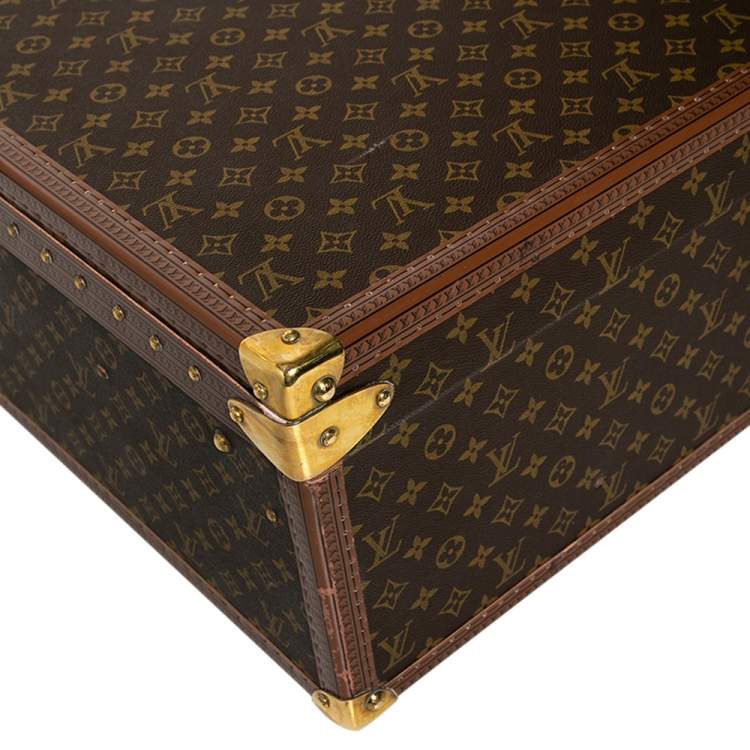Pre Owned Louis Vuitton Monogram Canvas Alzer 80 Luggage Trunk