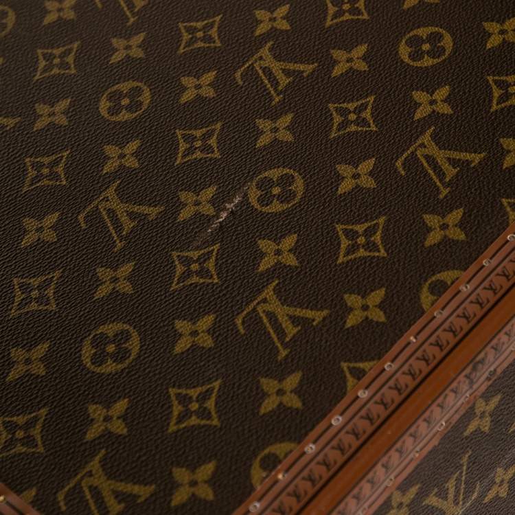 Pre Owned Louis Vuitton Monogram Canvas Alzer 80 Luggage Trunk