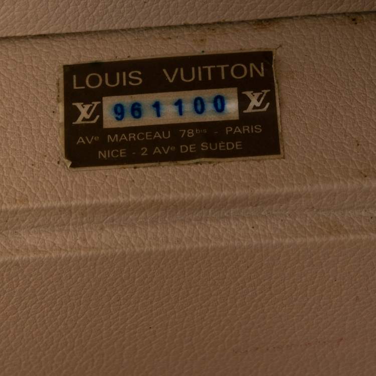 Pre Owned Louis Vuitton Monogram Canvas Alzer 80 Luggage Trunk