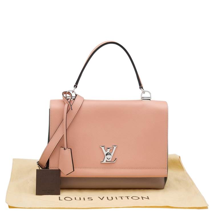 Pre Owned Louis Vuitton Multicolor Leather Lockme II Bag