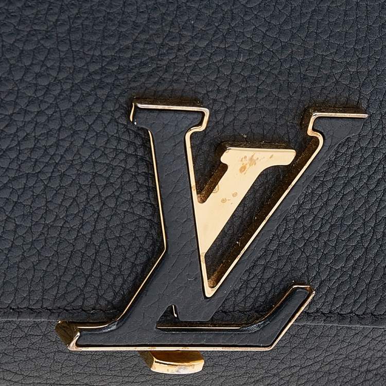 مملوكة مسبقًا Louis Vuitton Black Taurillon Leather Volta Bag