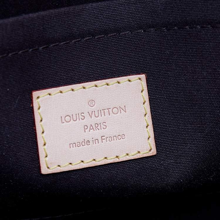 Pre Owned Louis Vuitton Amarante Monogram Vernis Mirada Bag