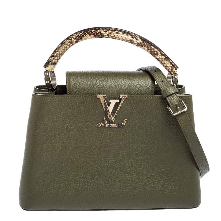 Louis Vuitton Green Python Strap Shoulder Bag Strap Louis Vuitton | The  Luxury Closet