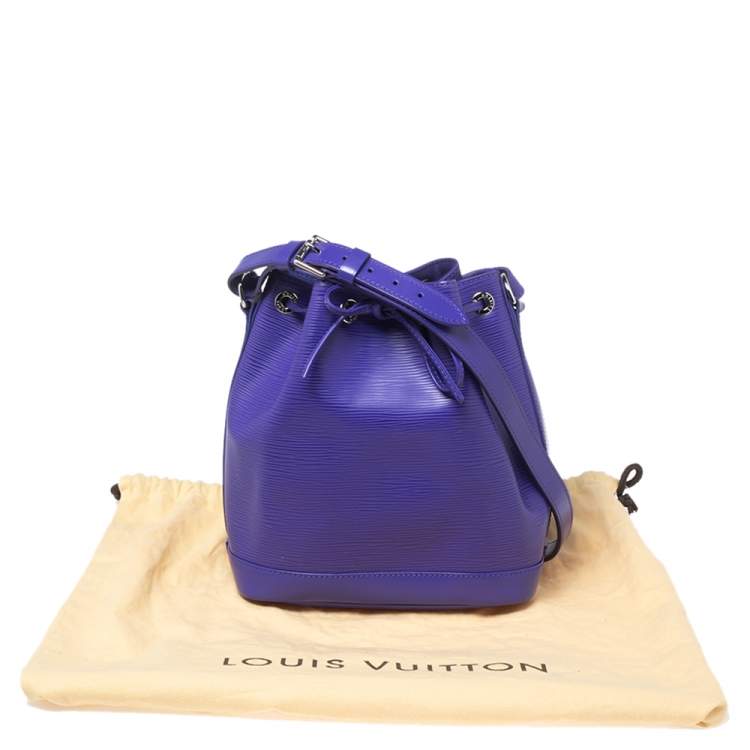 Pre Owned Louis Vuitton Purple Epi Leather Noe BB Bucket Bag