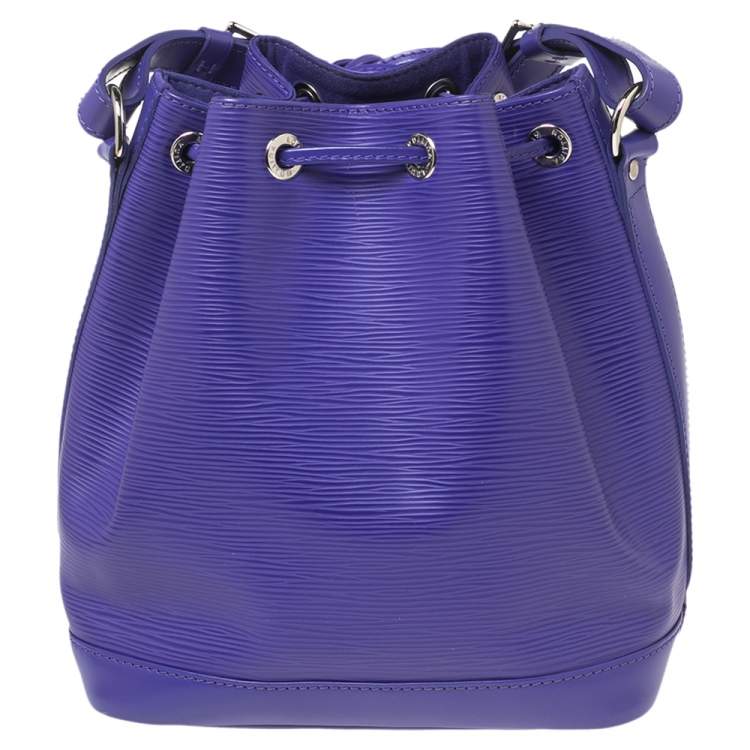 Pre Owned Louis Vuitton Purple Epi Leather Noe BB Bucket Bag