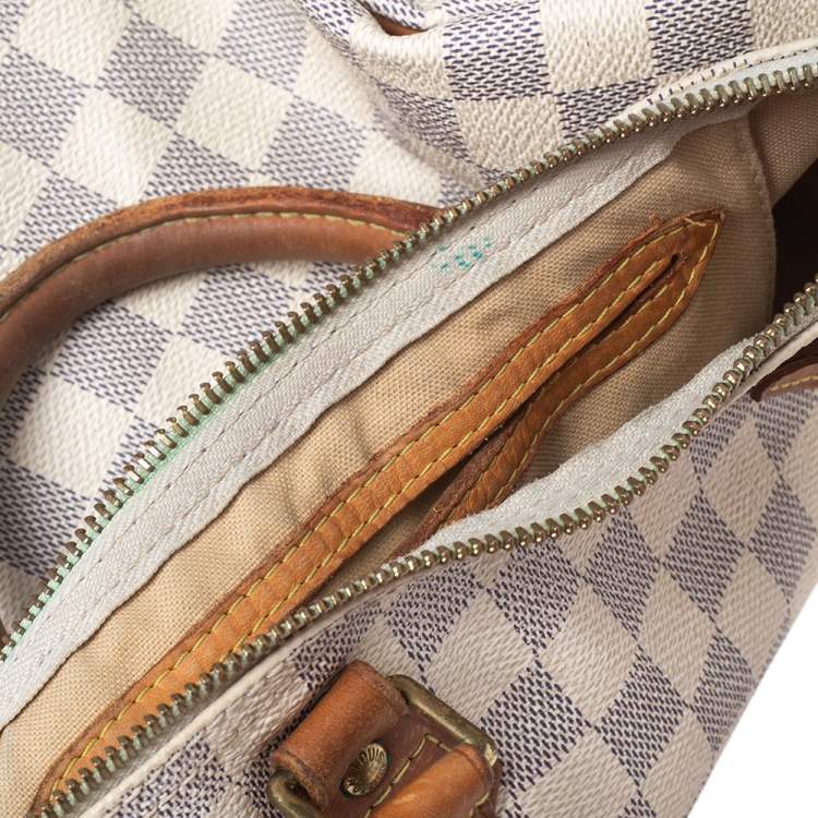 Pre Owned Louis Vuitton Damier Azur Canvas Speedy 30 Bag