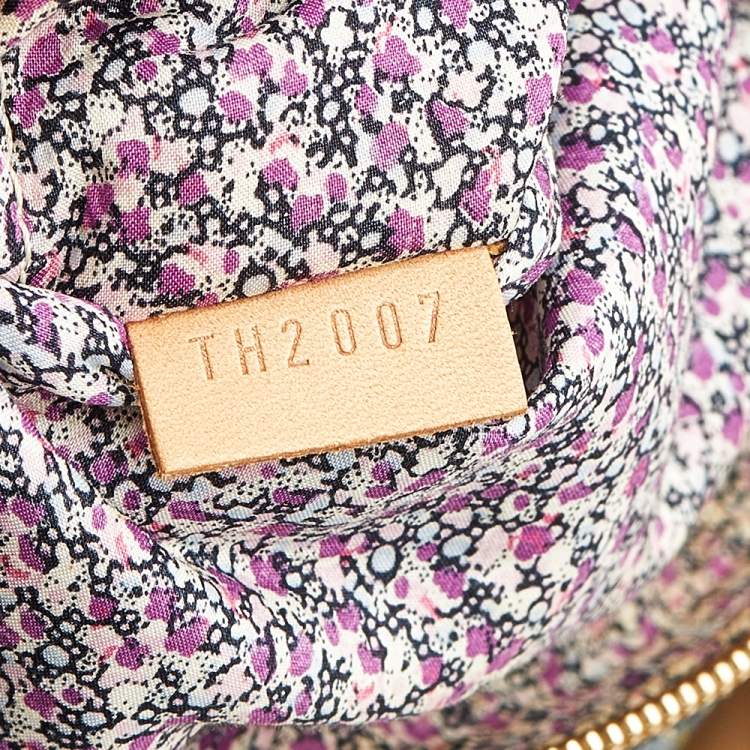 Pre Owned Louis Vuitton Blue Monogram Denim Limited Edition Patchwork Speedy Bag