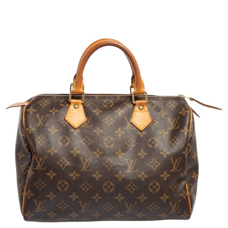 Pre Owned Louis Vuitton Monogram Canvas Speedy 30 Bag