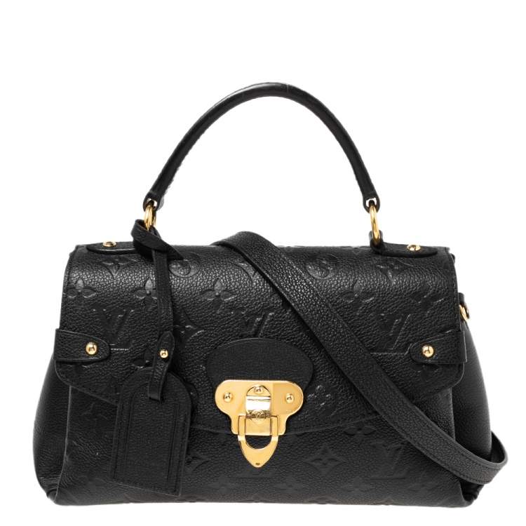 Georges leather handbag Louis Vuitton Black in Leather - 31691289