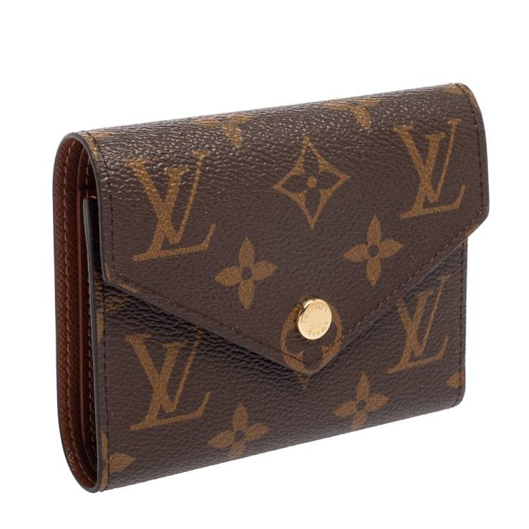 Pre Owned Louis Vuitton Monogram Canvas Victorine Wallet