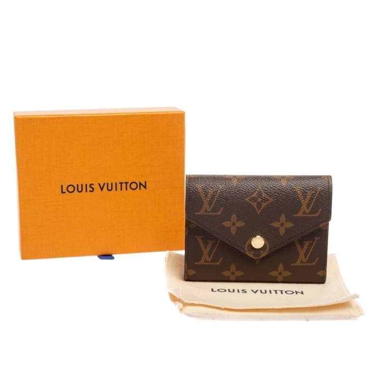 Pre Owned Louis Vuitton Monogram Canvas Victorine Wallet