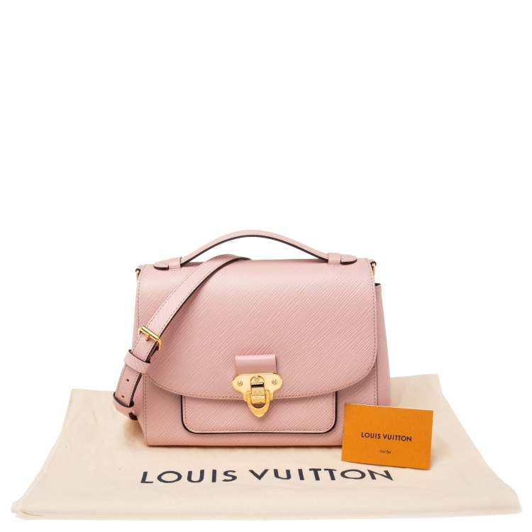 Pre Owned Louis Vuitton Rose Ballerine Epi Leather Boccador Bag