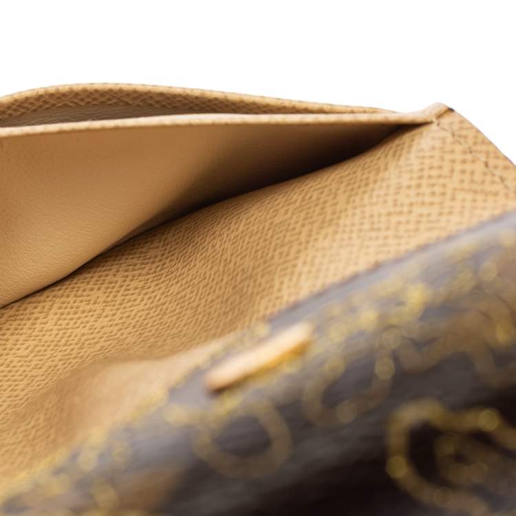 Pre Owned Louis Vuitton Monogram Canvas Limited Edition Dentelle Elise Wallet