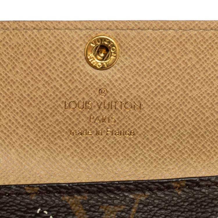 Pre Owned Louis Vuitton Monogram Canvas Limited Edition Dentelle Elise Wallet