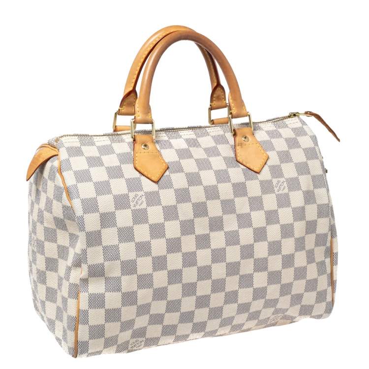 مملوكة مسبقًا Louis Vuitton Damier Azur Canvas Speedy 30 Bag