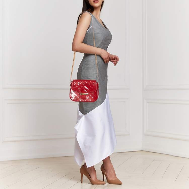 Louis Vuitton Pomme D'amour Monogram Vernis Alma GM Bag Louis Vuitton