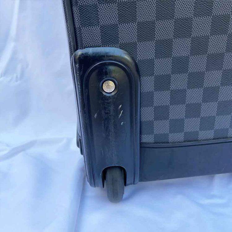 Pre Owned Louis Vuitton Damier Graphite Canvas Pegase Legere 55 Suitcases