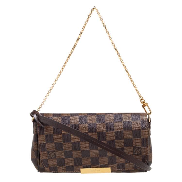 Louis Vuitton Damier Ebene Canvas Favorite MM Bag Louis Vuitton | The  Luxury Closet