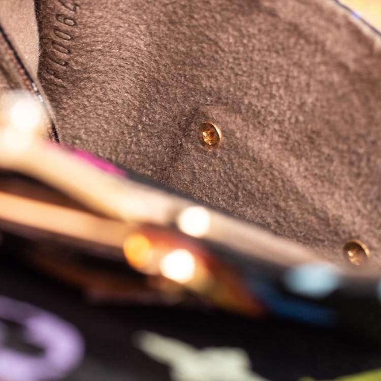 Pre Owned Louis Vuitton Black/Multicolor Monogram Canvas Keepall 45 Bag