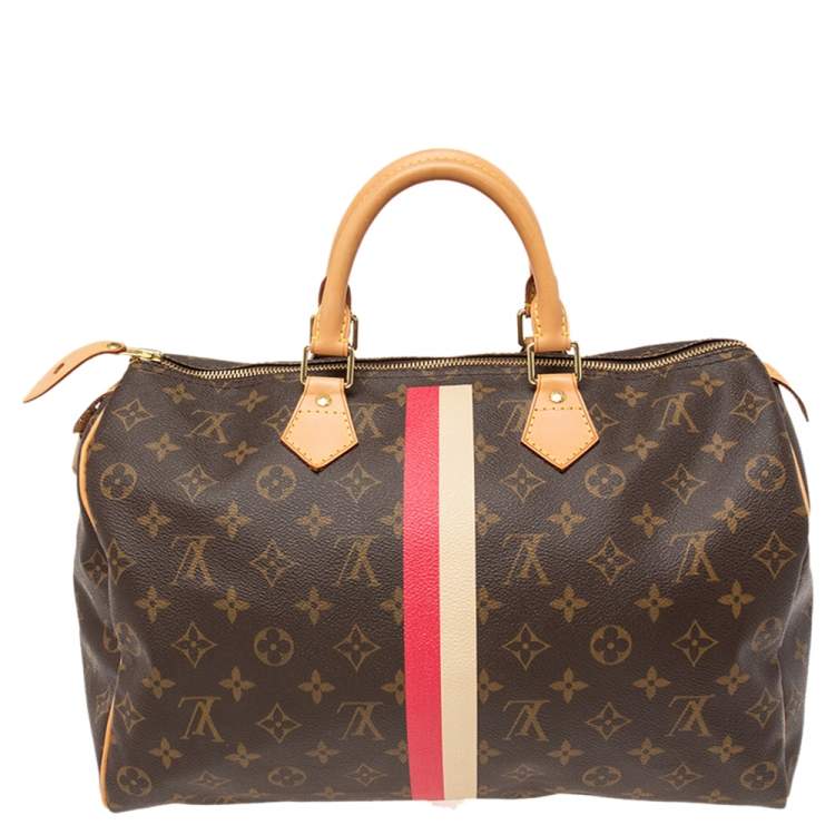 Pre Owned Louis Vuitton Monogram Canvas My LV Heritage Speedy 35 Bag